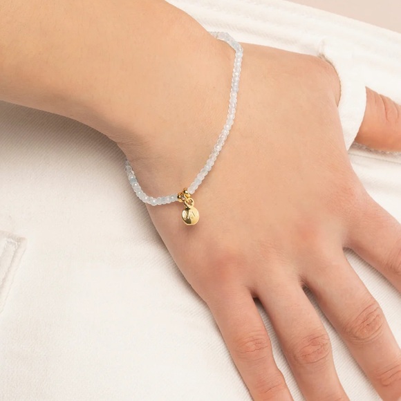 New MAYAMAR aquamarine Beaded Bracelet - Picture 3 of 3